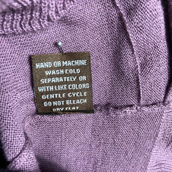 Adrienne Vittadini Ruffle Long Sleeves Cardigan Size Medium - Picture 6 of 8